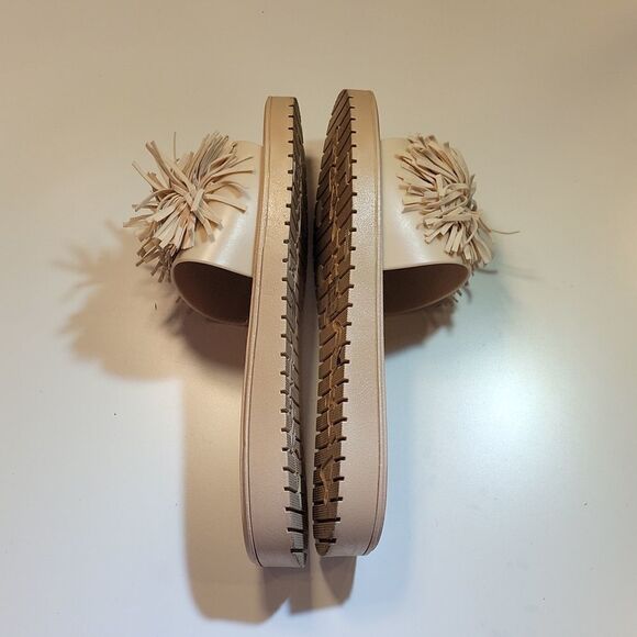 DIRTY LAUNDRY POM POM  SLIP ON ROUND TOE SANDAL - Picture 10 of 14